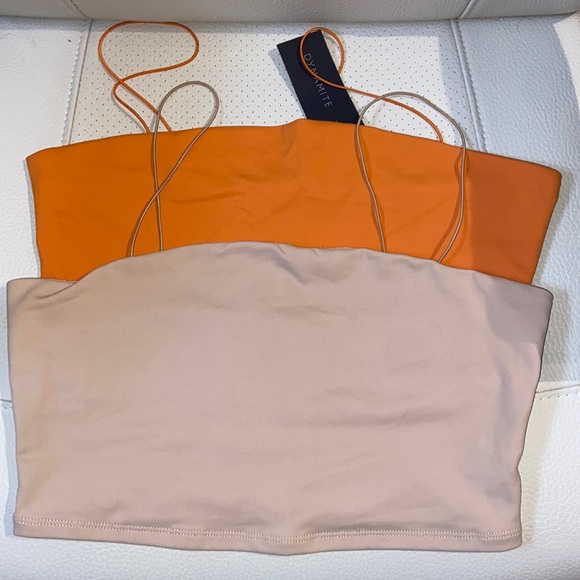 NWT Dynamite seamless tube tops with bungee straps -bundle - Picture 1 of 5